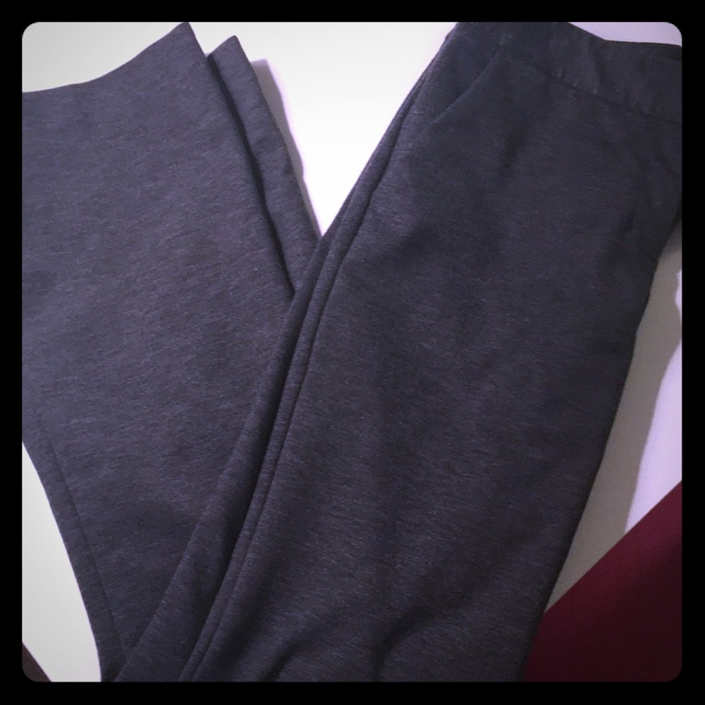 Express Editor boot cut charcoal grey dress pants